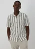 Ecru Stripe Cheesecloth Shirt - S Image 3