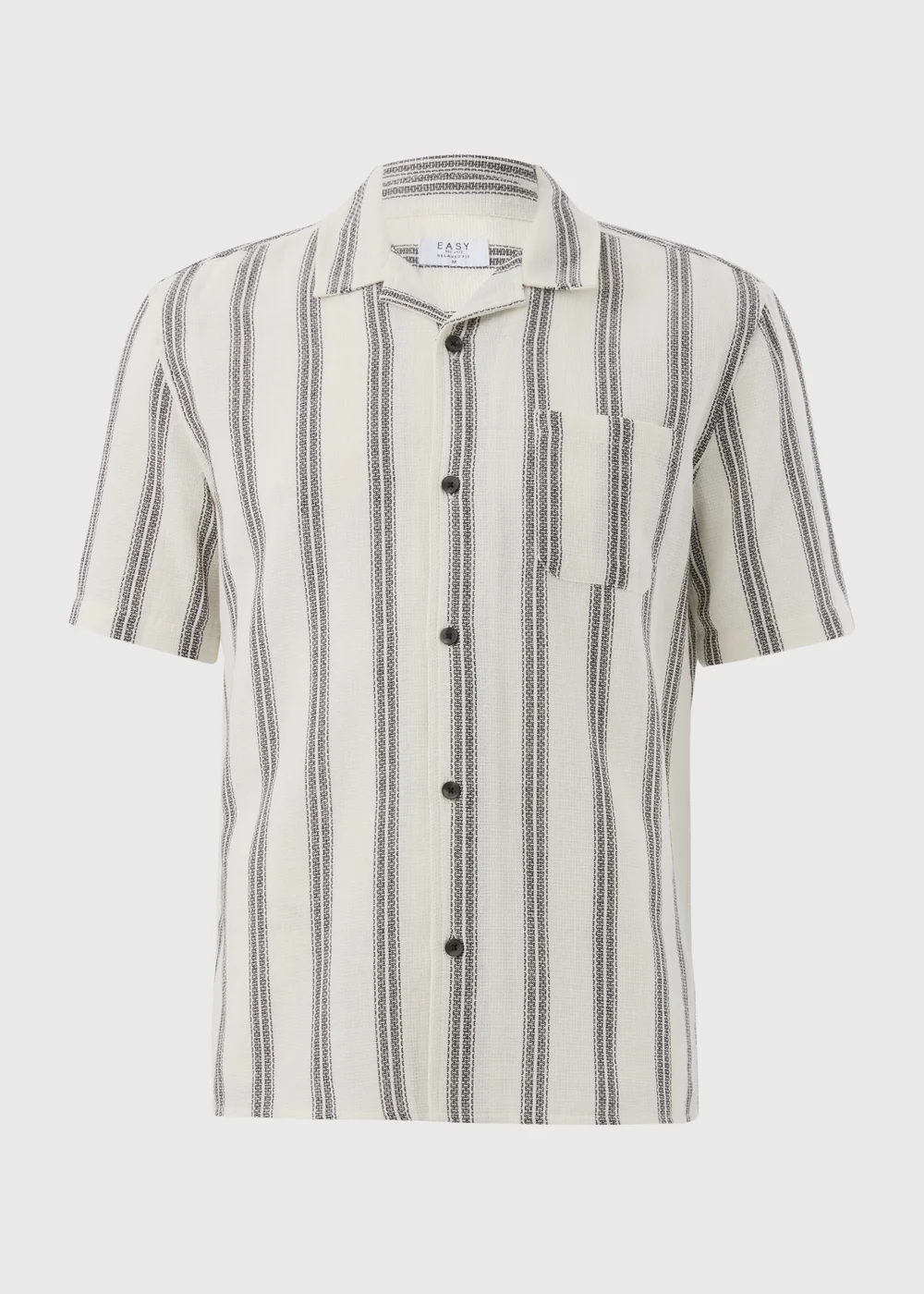 Ecru Stripe Cheesecloth Shirt - S Image 4