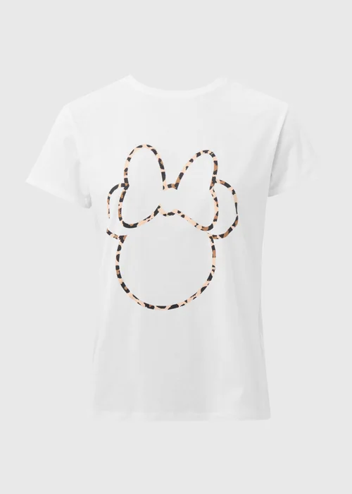 Disney White Minnie T-Shirt - Size 8 Image 5