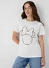 Disney White Minnie T-Shirt - Size 8 Image 1