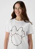Disney White Minnie T-Shirt - Size 8 Image 3