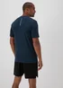 Souluxe Indigo Textured Grid T-Shirt - XS Image 3