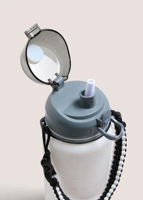 Souluxe White Tracker Water Bottle Image 2