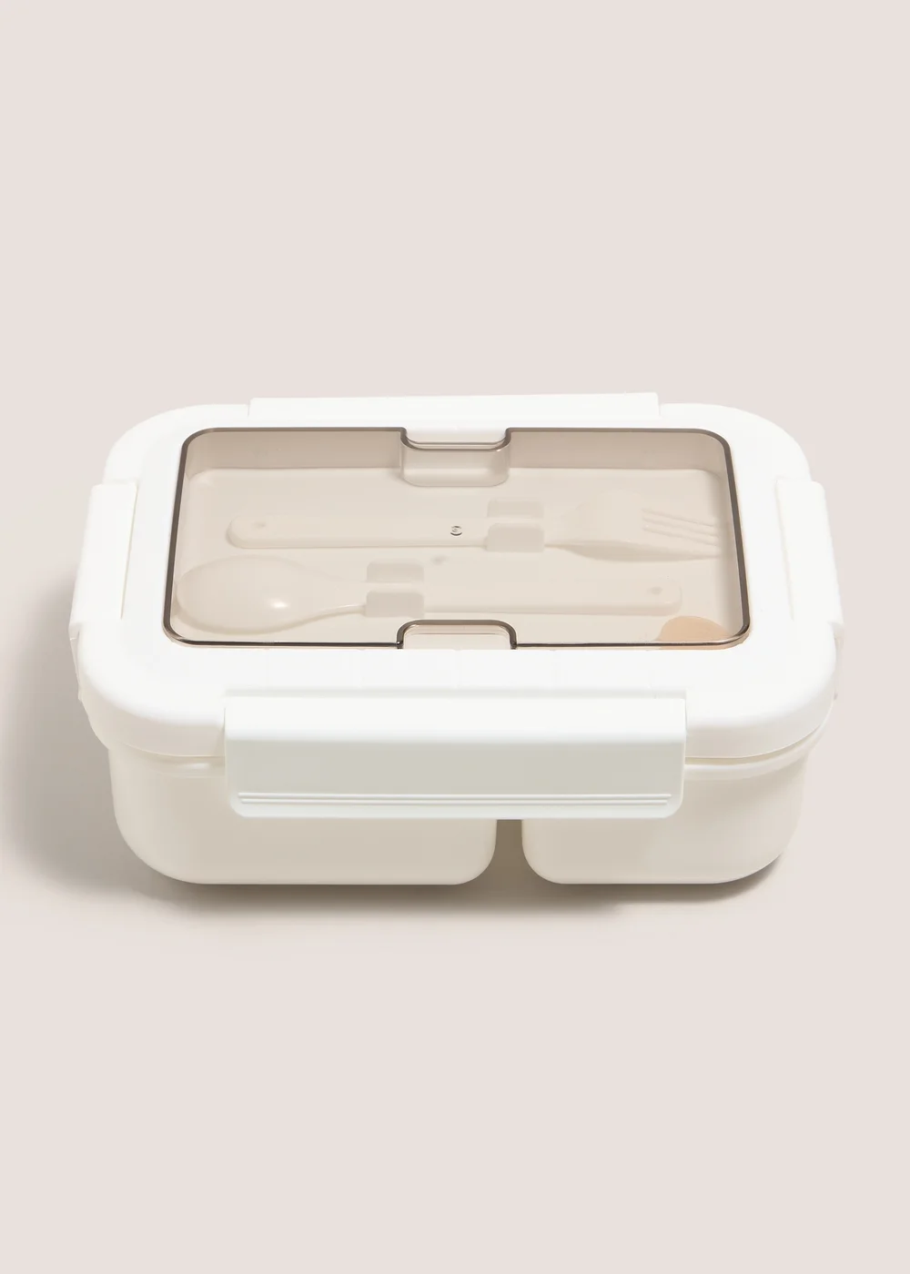 Souluxe White Bento Lunch Box Image 1