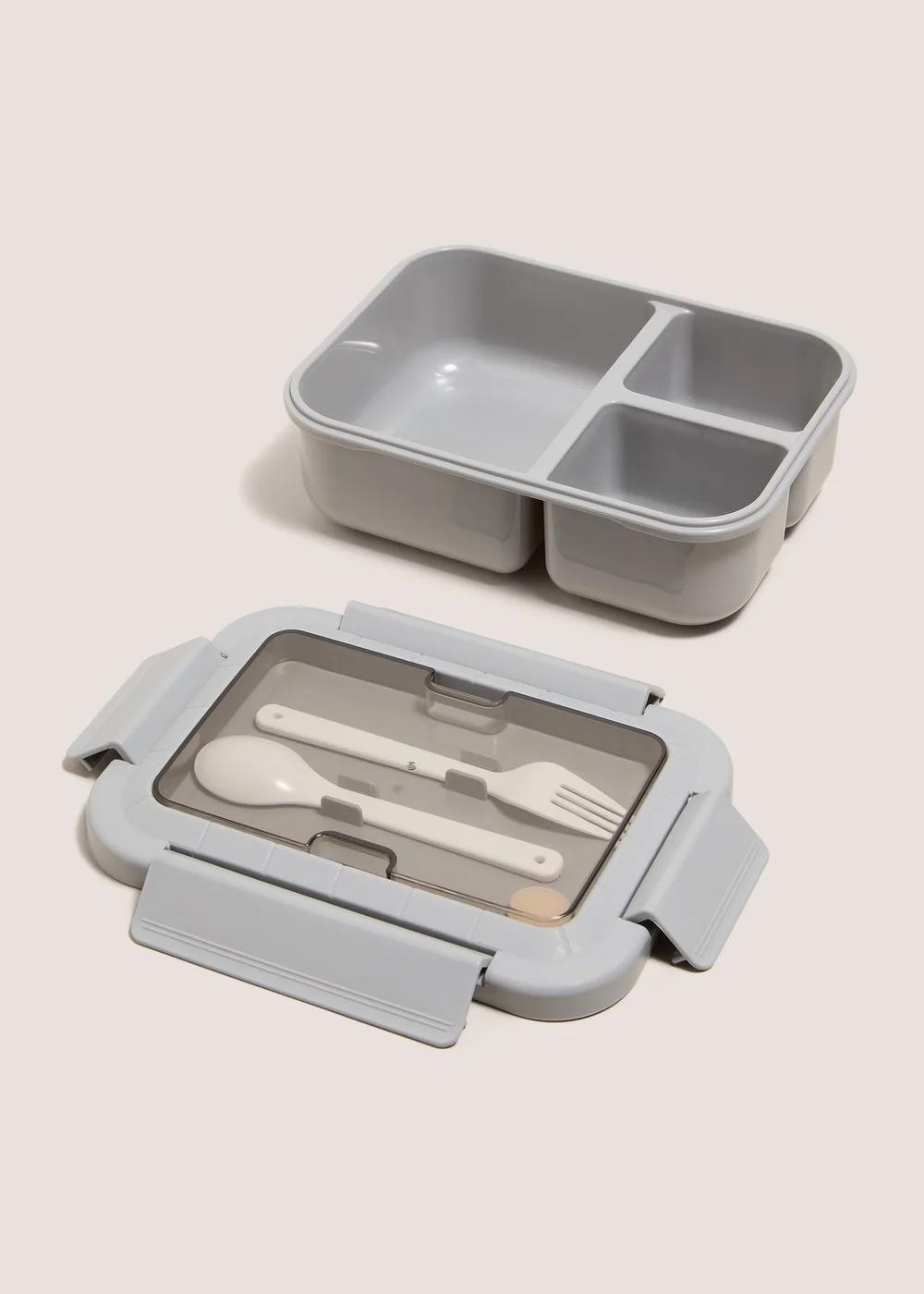 Souluxe Grey Bento Lunch Box Image 2