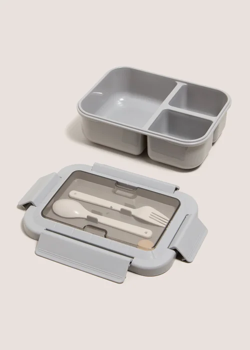 Souluxe Grey Bento Lunch Box Image 2