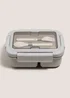 Souluxe Grey Bento Lunch Box Image 1