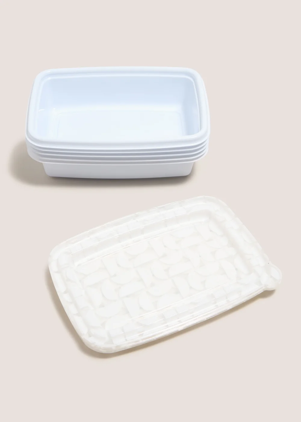 5 Pack Souluxe White Food Prep Boxes Image 2