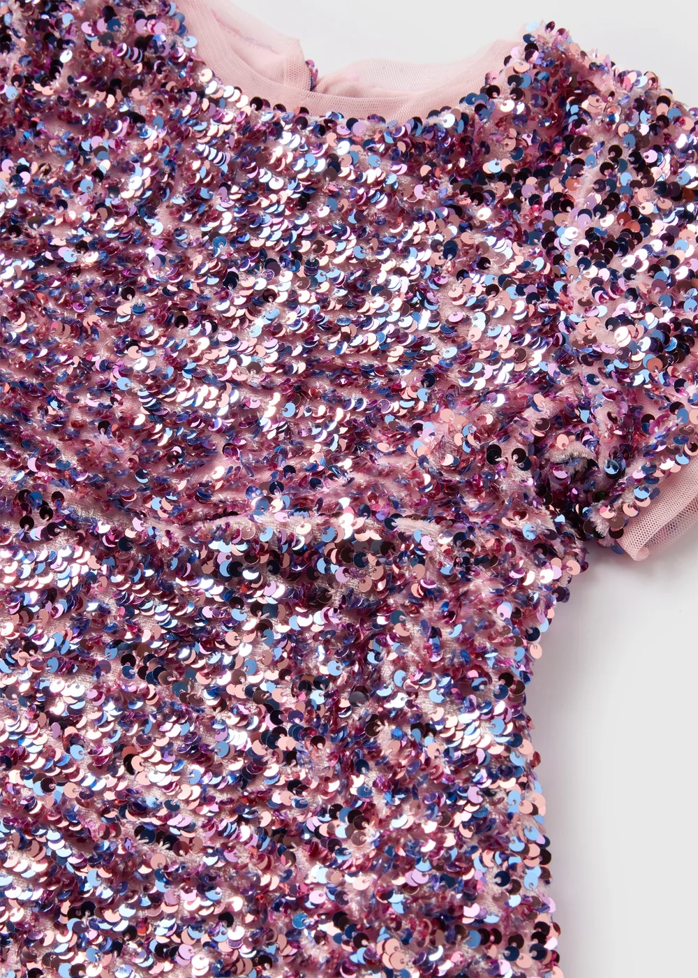 Girls Pink Sequin Dress (1-7yrs) - 1 half year to 2 Image 2