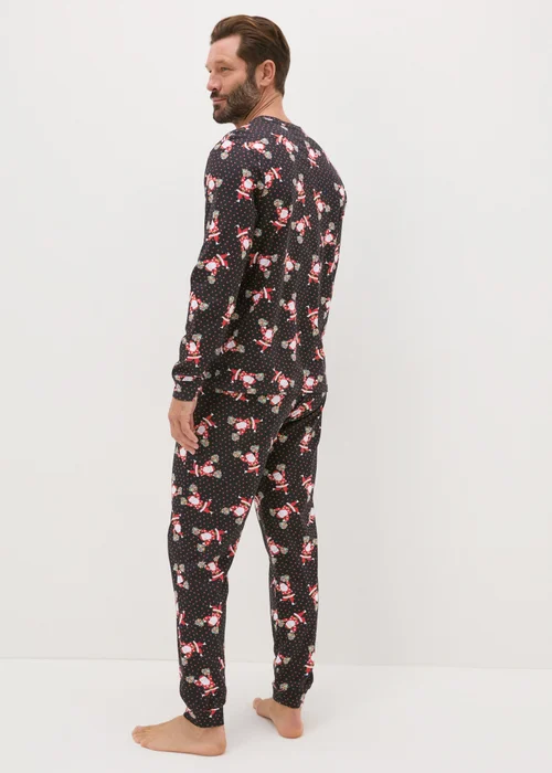 Black Dancing Santa Family Pyjama Set - Extra small Image 2