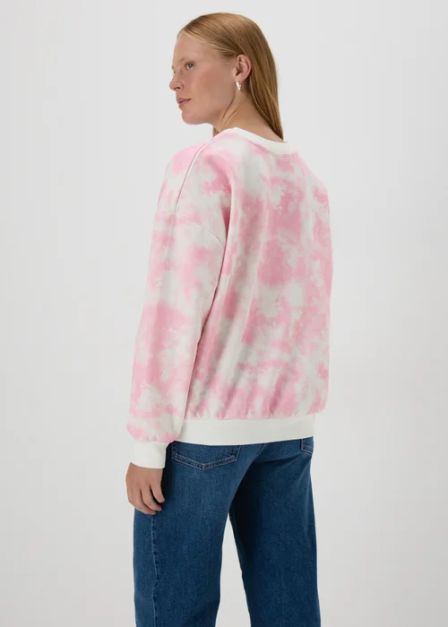 Pink Acid Wash Sweatshirt - S Image 2