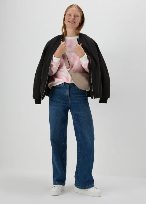 Pink Acid Wash Sweatshirt - S Image 4