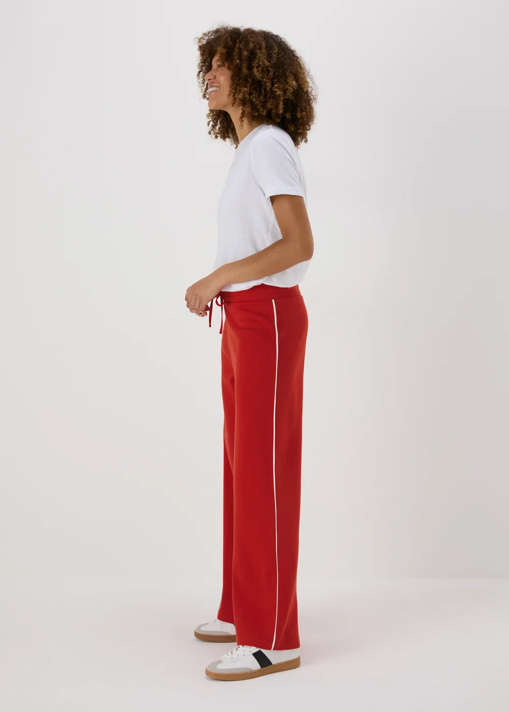 Red Side Stripe Joggers - S Image 1