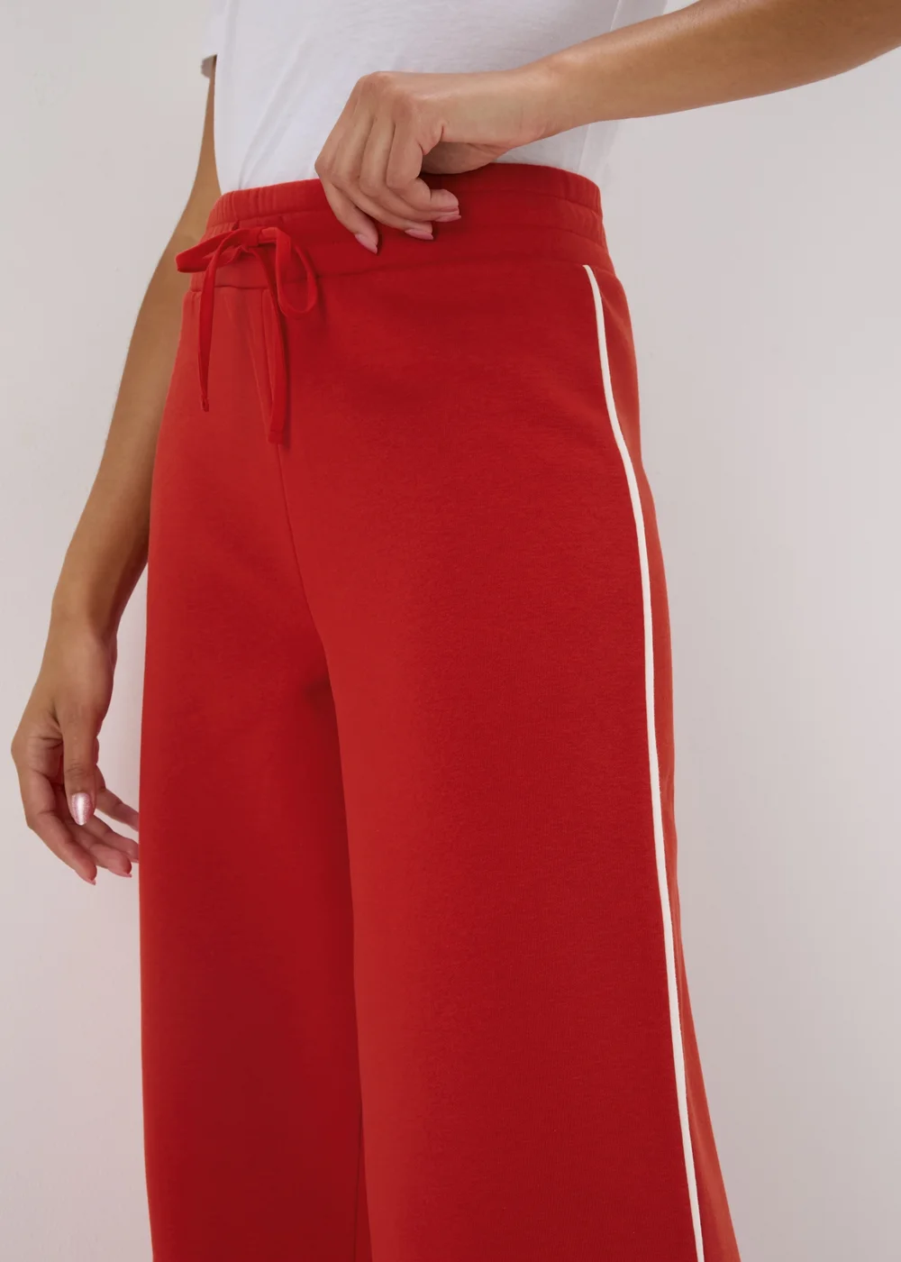 Red Side Stripe Joggers - S Image 3