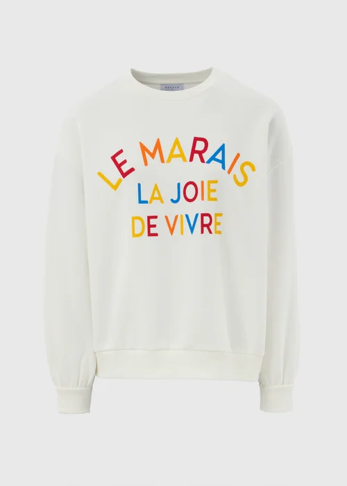 Cream Le Marais Sweatshirt - S Image 5