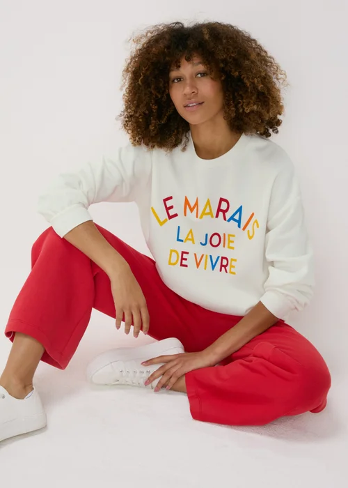Cream Le Marais Sweatshirt - S Image 1
