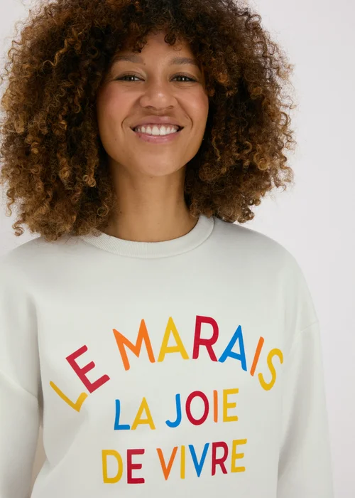 Cream Le Marais Sweatshirt - S Image 3