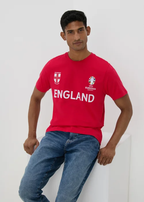 Red England T-Shirt - S Image 1