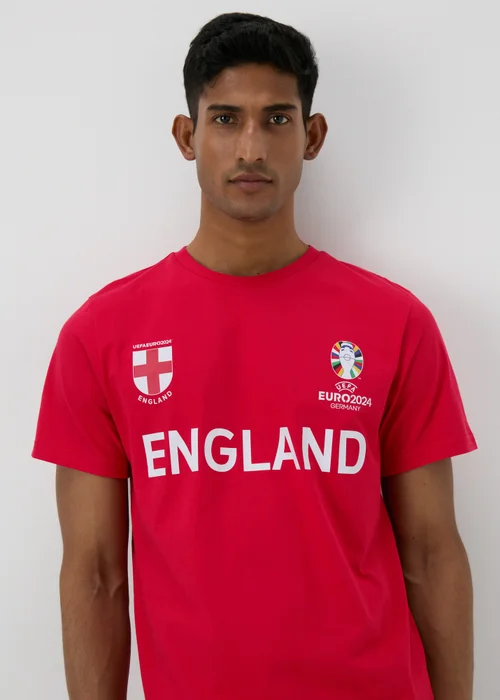 Red England T-Shirt - S Image 3