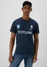 Navy Scotland Football T-Shirt - S Image 3