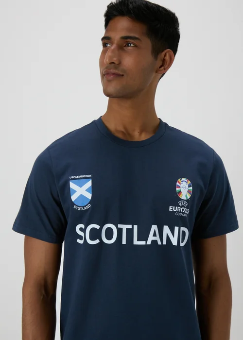 Navy Scotland Football T-Shirt - S Image 1