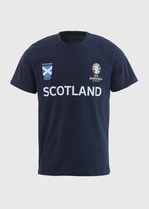 Navy Scotland Football T-Shirt - S Image 5