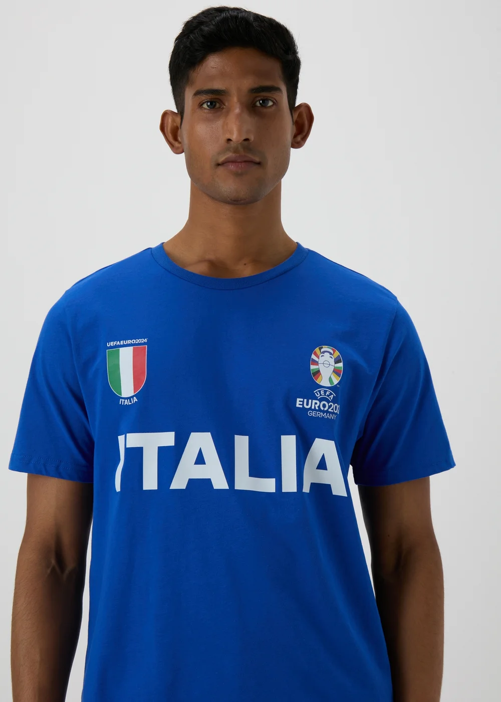Blue Italy Football T-Shirt - S Image 3