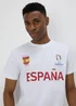 White Espana Football T-Shirt - S Image 3
