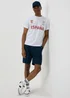 White Espana Football T-Shirt - S Image 4