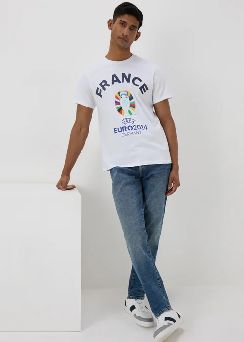 White France Football T-Shirt - S Image 1