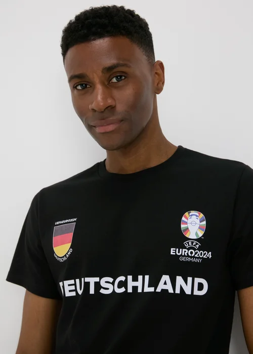 Black Germany Football T-Shirt - S Image 3