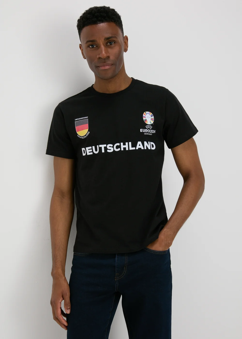 Black Germany Football T-Shirt - S Image 1