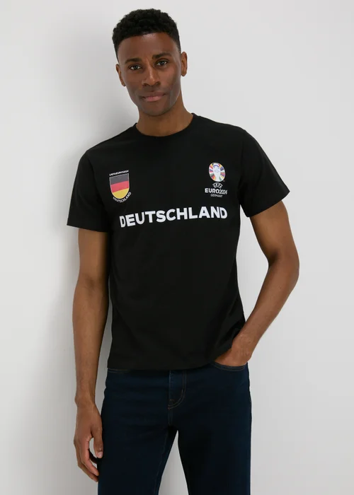Black Germany Football T-Shirt - S Image 1
