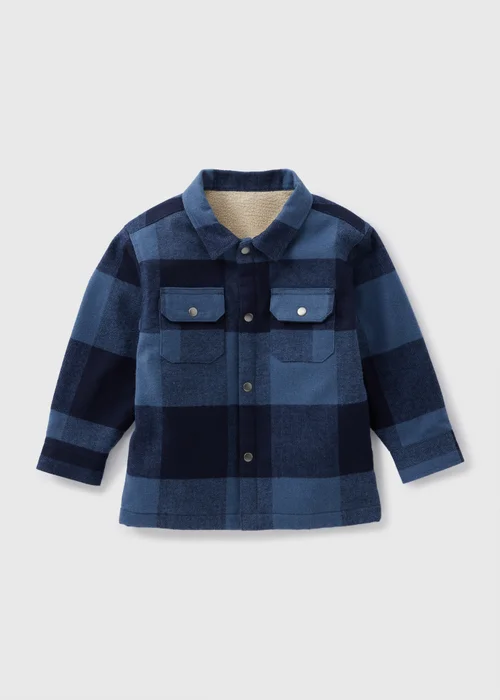 Boys Blue Check Shacket (1-7yrs) - 1-1.5 Yrs Image 1