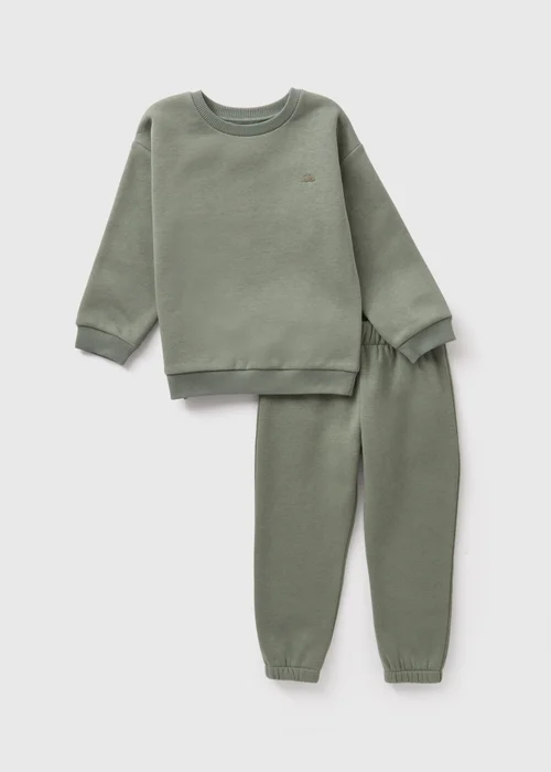 Boys Green Sweatshirt & Jogging Bottoms Set (1-7yrs) - 1 half year to 2 Image 1