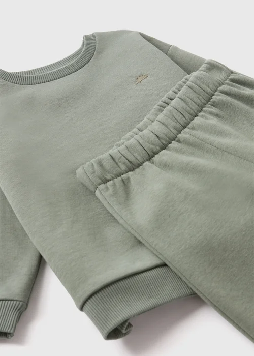 Boys Green Sweatshirt & Jogging Bottoms Set (1-7yrs) - 1 half year to 2 Image 2
