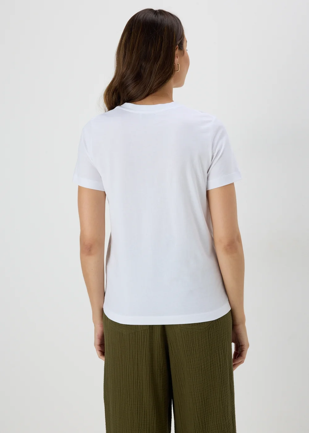 White Flower Graphic T-Shirt - 8 Image 2