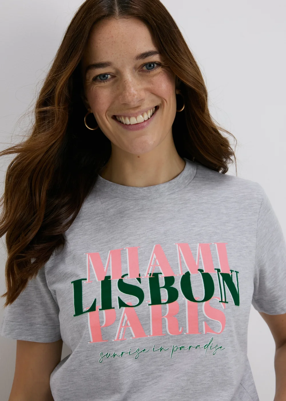 Grey City Graphic T-Shirt - Size 8 Image 3