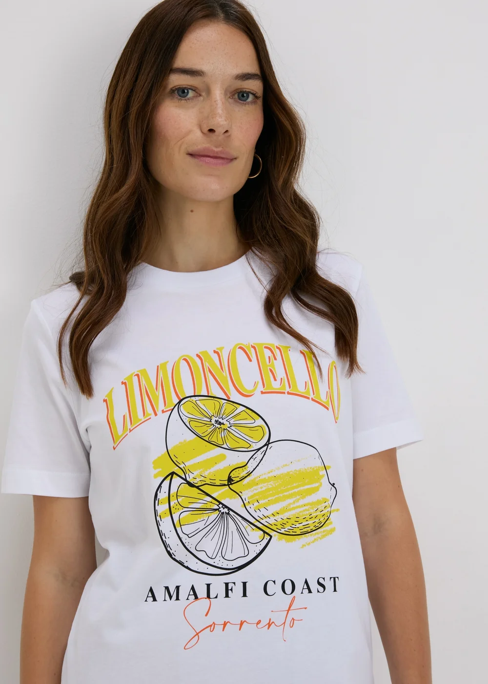 White Lemon Graphic T-Shirt - 8 Image 3