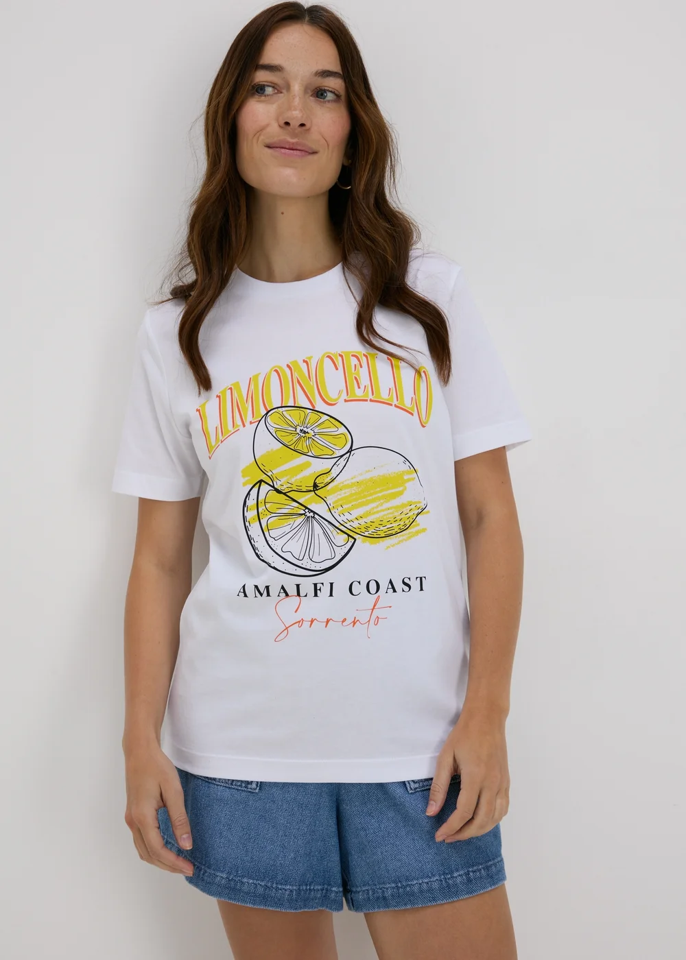 White Lemon Graphic T-Shirt - 8 Image 4