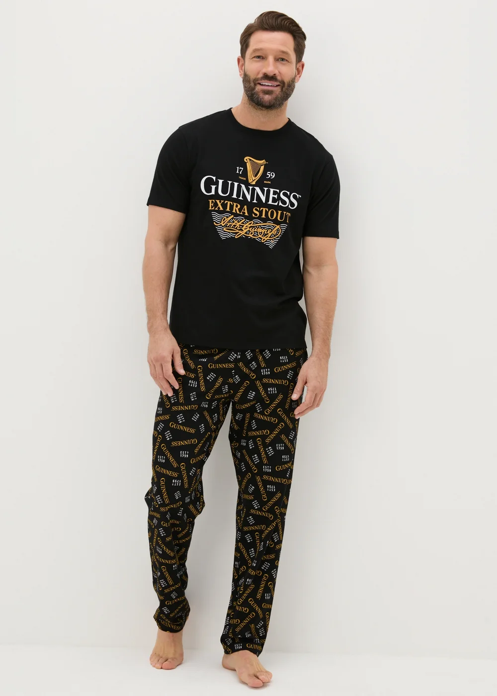 Guinness Black Pyjama Set - Extra small Image 1
