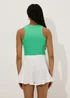 White Frill Hem Shorts - 8 Image 2
