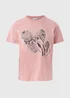 Pink Heart Graphic T-Shirt - Size 8 Image 5