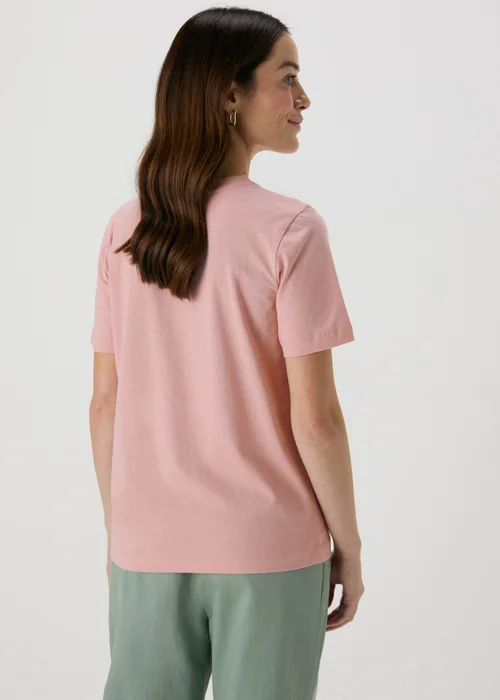 Pink Heart Graphic T-Shirt - Size 8 Image 2