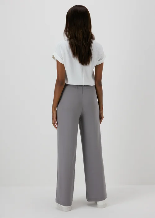 Grey Seam Detail Trousers. - 8 Image 2