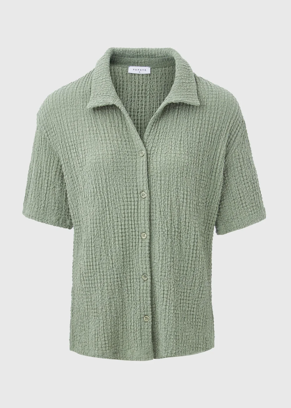 Green Textured Shirt - S Image 5