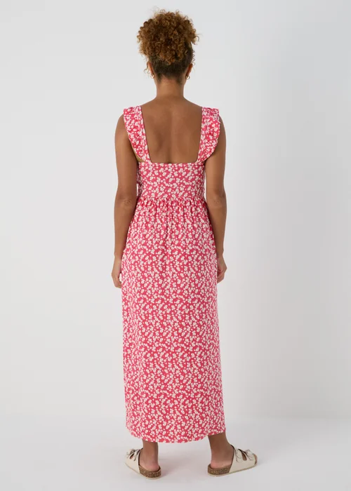 Pink Floral Cami Maxi Dress - 8 Image 2