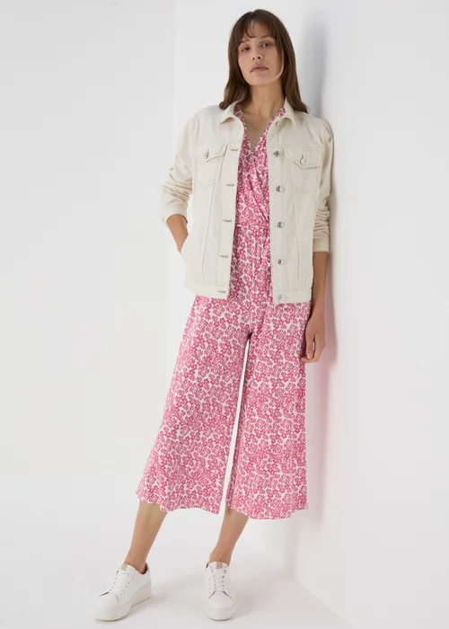 Pink Jersey Wrap Jumpsuit - 8 Image 4