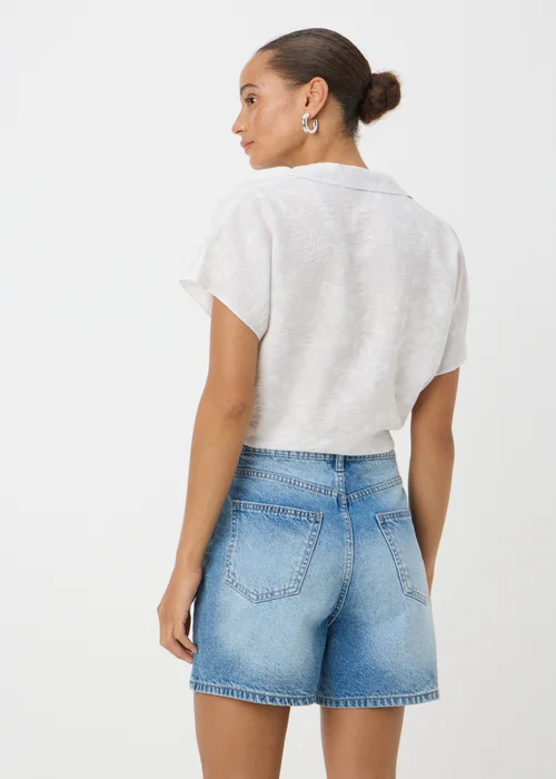 Grey Tie Waist Shirt - 8 Image 3