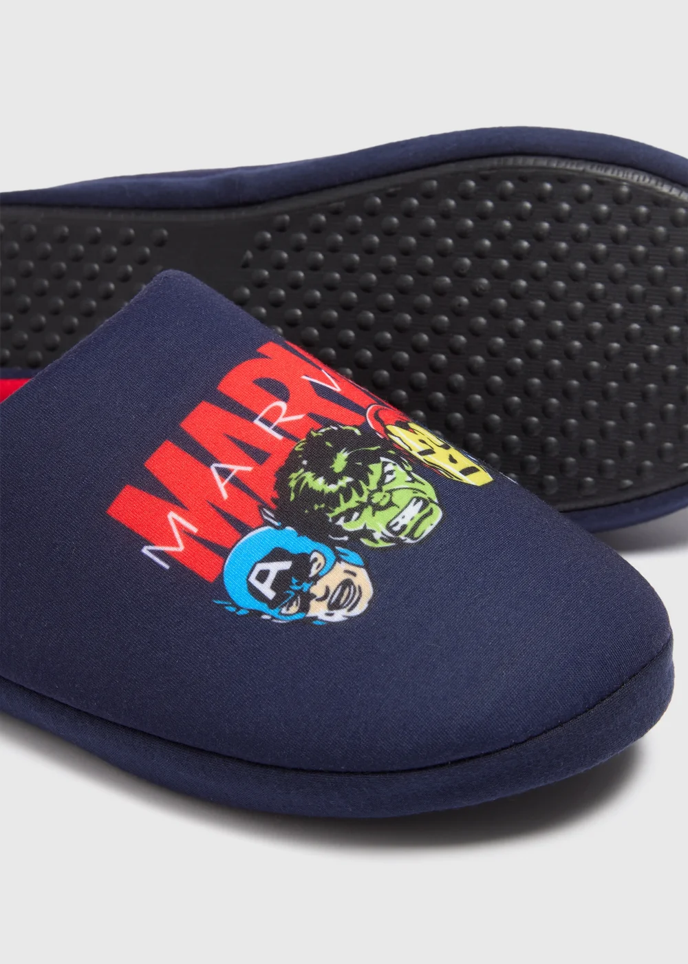 Marvel Navy Mule Slippers - Size 7 - 8 Image 2